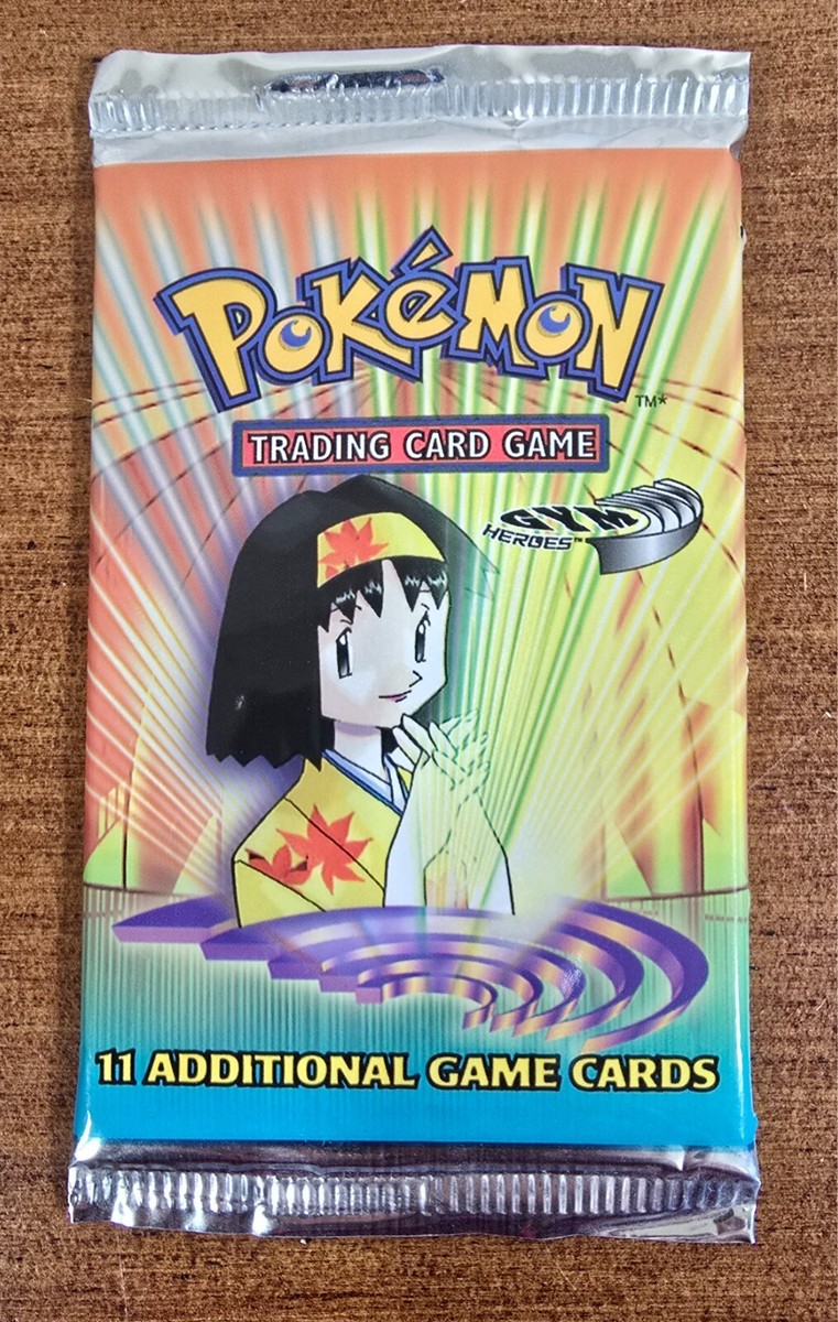 Pokémon TCG Gym Heroes Sealed Collectible Card Game Packs in Pokémon TCG Gym Heroes Sealed Collectible Card Game Packs in