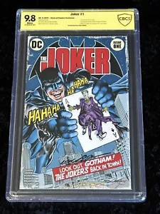 DC Comics 2021 The Joker #1 State of Comics Exclusive CBCS 9.8 Neal Adams SIGNED - Picture 1 of 7