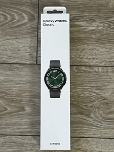 Samsung Galaxy Watch 6 Classic 47mm (Bluetooth WiFi LTE) SM-R965 Black - Photo 1 sur 3