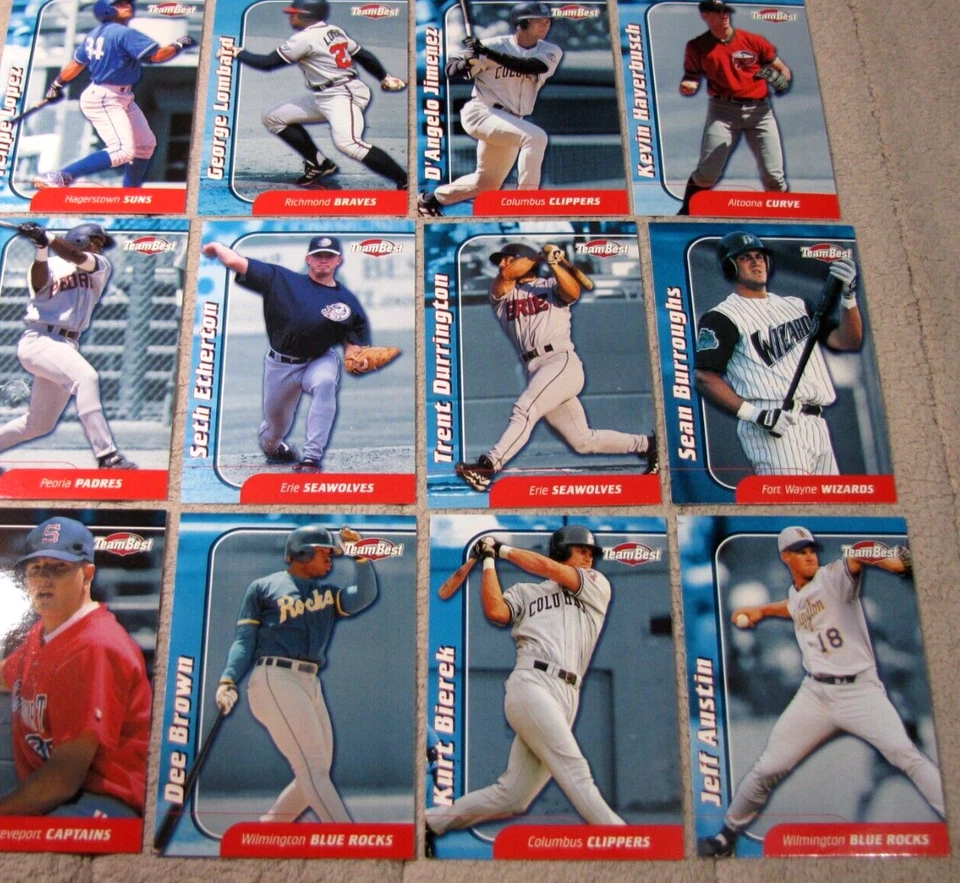 1999 Team Best Player of the Year Baseball Insert Cards (Pick Choose Complete) - Image 1 of 2
