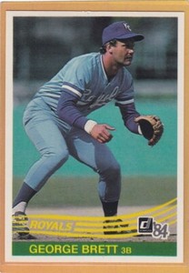 1984 DONRUSS BASEBALL GEORGE BRETT #53 ROYALS NMMT/NMMT+ *98304