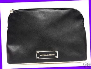 Victoria's Secret Sparkly GOLD & BLACK Colorblock Evening Clutch Bag Purse Pouch - Picture 1 of 5