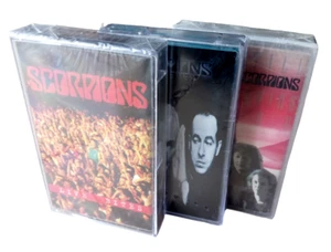 Scorpions LOT of 3 Factory Cassette Tapes NEW EW EMI Polygram NOS Sealed - Picture 1 of 5