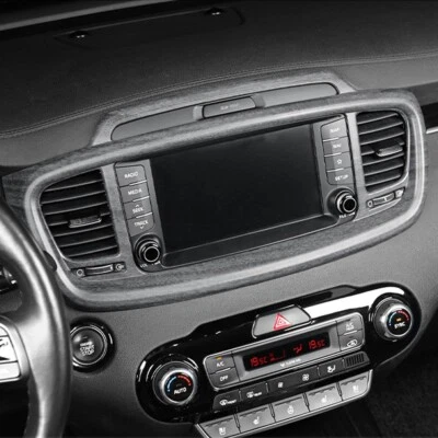 Tela de navegação de grão de madeira acabamento da tampa do painel para Kia Sorento 2016-2020 - Imagem 1 de 4