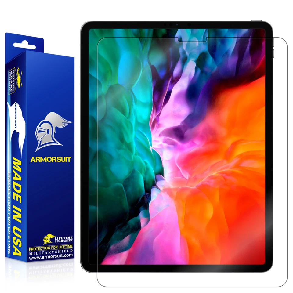 ArmorSuit Shield/Full-Body/Carbon Skin iPad Pro 12.9 (2020) Screen Protector USA - Image 1 of 4