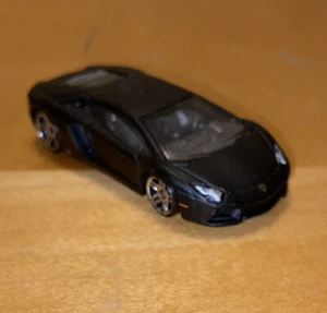 Vintage 2011 Hot Wheels Lamborghini Aventador LP 700-4 Rare Matte Murder Black + - Picture 1 of 7