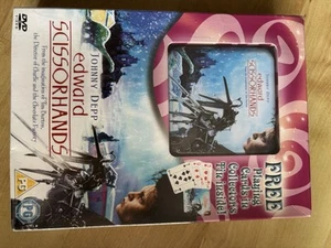 Edward Scissorhands DVD Johnny Depp Film, New Sealed With Collectors Tin/cards - Picture 1 of 2