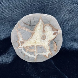 Septarian Natural Stone Cut In Half Crystal Center - Picture 1 of 6