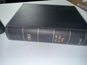 Time Bound Magazine October to December 1952 Black Cover American Bindery Topeka - Picture 1 of 17