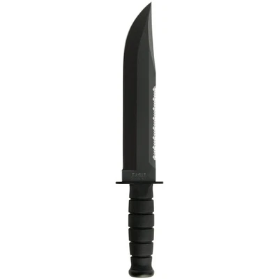 KA-BAR 9.375" Fixed Blade Big Brother Kraton G Knife w/ Sheath - Black - Image 1 of 2