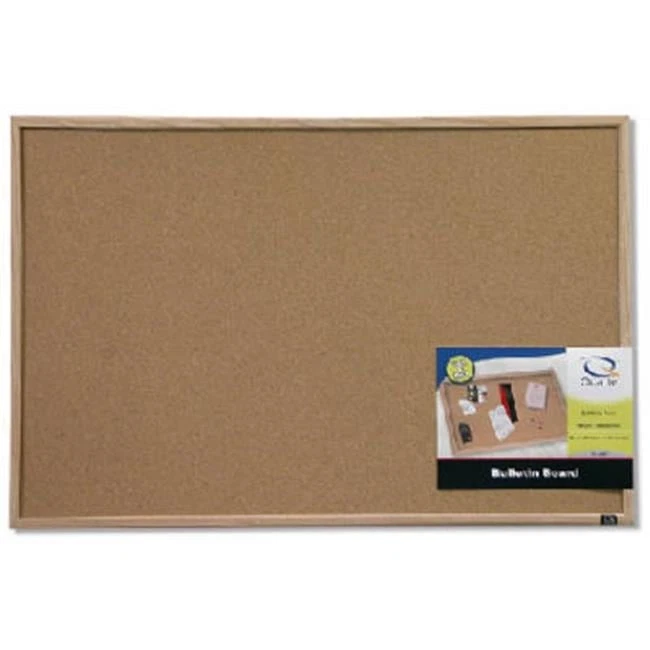 Acco Brands 35-380352 23 x 35 in. Oak Frame Cork Bulletin Board - Image 1 of 1