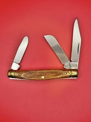 NOVO VINTAGE SCHRADE + EUA 3ª GERAÇÃO 3 LÂMINAS STOCKMAN - Imagem 1 de 3