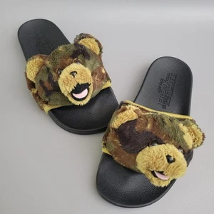 Adidas X Jeremy Scott Camo Teddy Bear Adilette Slides Men Sz 7 Women 8.5 - Bild 1 von 13