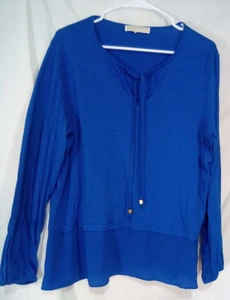 Michael Kors Women's Pullover Shirt, 23"A x 26"L, L/XL. Light Polyester  - Picture 1 of 6