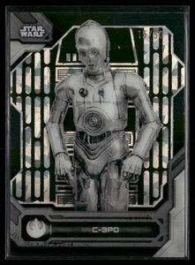 2024 Topps High Tek Star Wars #BW-C C-3PO Black/White/GOld Variation /50 - Picture 1 of 2