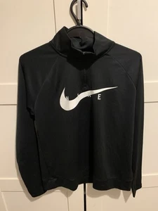 Woman’s Black Nike Running Top - Size Uk Small - Picture 1 of 9