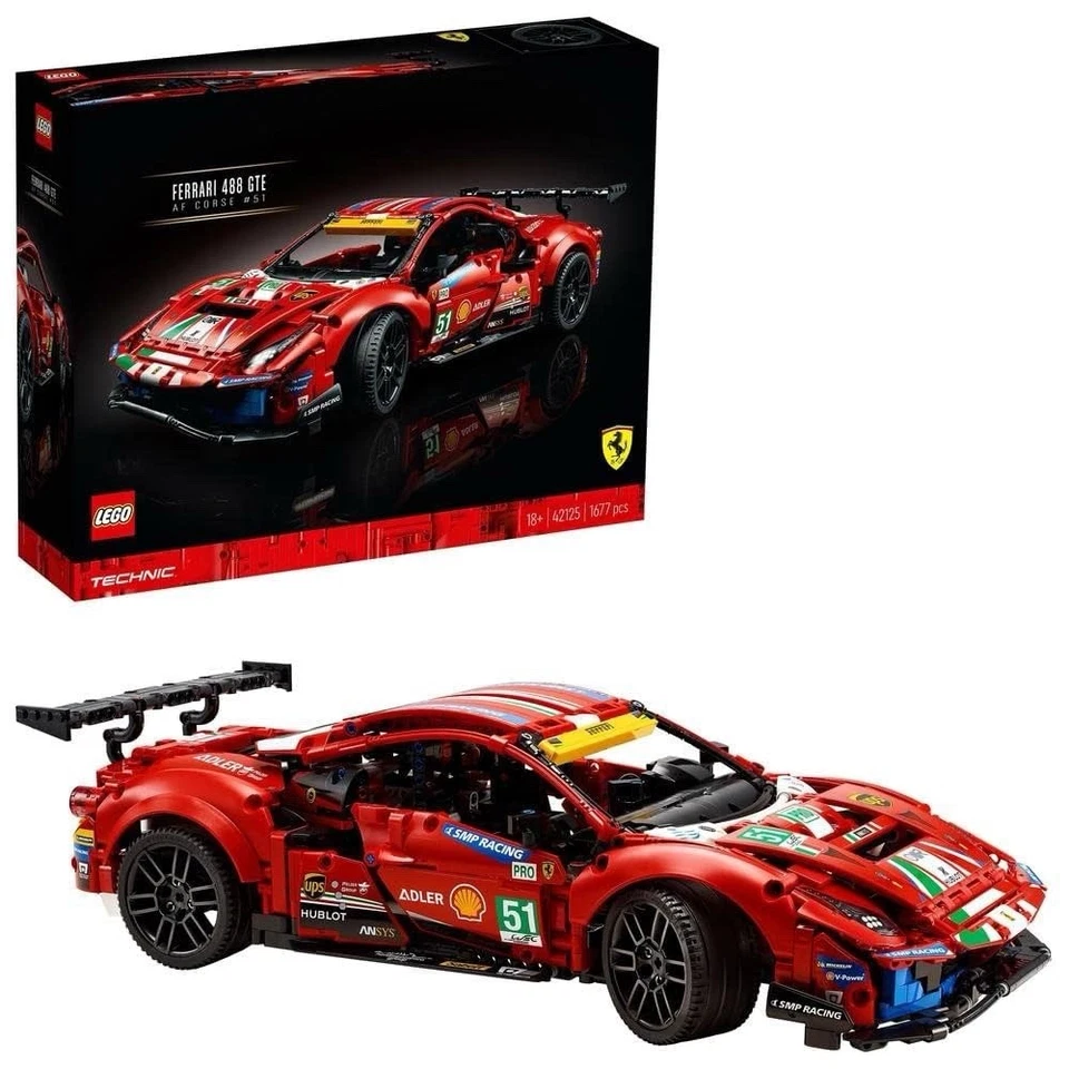 LEGO Technic: Ferrari 488 GTE “AF Corse #51” (42125) - Photo 1/1