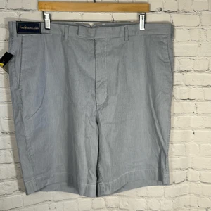 Polo Ralph Lauren Shorts Mens 44B Blue White Striped Khaki Chino NEW - Bild 1 von 9