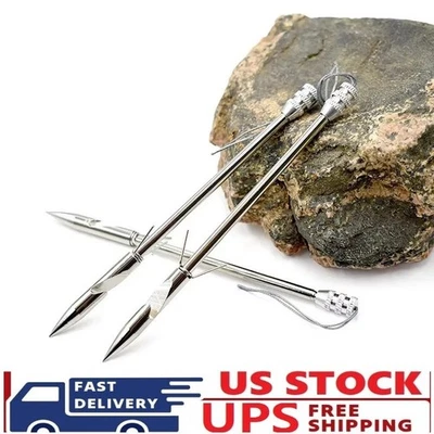 Catapulta de punta de flecha de acero inoxidable 6 piezas para herramienta de pesca de tiro Foto 1 de 4