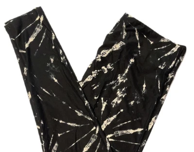 Leggings para mujer LuLaRoe negros blancos explosiones tie dye plus 18+ TC2 NUEVOS CON ETIQUETAS Foto 1 de 3