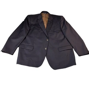 Joseph & Feiss Gold Herren 52R Schwarz 100% Wolle Anzug Sport Mantel Blazer Jacke - Bild 1 von 18