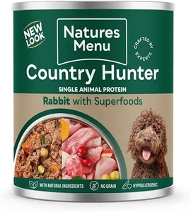 Natures Menu Country Hunter Rabbit With Superfoods Adult Wet Dog Food *6 x 600g* - Picture 1 of 1