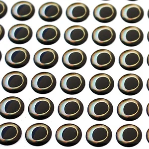 Señuelo de pesca pegajoso 4 tamaños 4D ojos plantillas realistas artesanías para hacer anzuelos cebos - Imagen 1 de 6