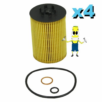 Масляный фильтр премиум-класса для Morgan Aero 8 с двигателем V8 4,4 л 2005 2006 2007 - упаковка 4 шт. - Изображение 1 из 4