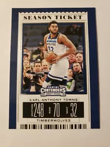2019-20 Panini Contenders Draft Picks KARL-ANTHONY CITIES #25 Minn. Timberwolves - Bild 1 von 2