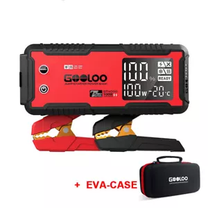 GOOLOO GT4000 Car Jump Starter 4000A Battery Charger Power Bank Portable 12V Box - Picture 1 of 15