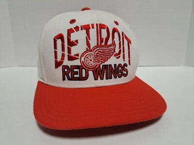 Detroit Red Wings Vintage NHL Reebok Snapback Hat Huge Embroidery Adjustable Cap - Image 1 of 4