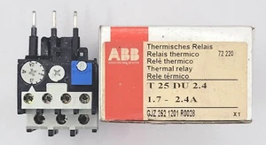 ABB Thermisches Relais T25DU2,4 (1,7....2,4A) NEU/OVP - Bild 1 von 1