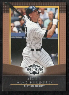 Alex Rodriguez 2011 Topps Triple Threads Sepia /625 #95 Numbered Card - Image 1 of 2