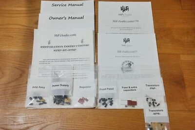 Carver TFM-42 amplifier rebuild restoration recap service kit fix repair - Image 1 of 4