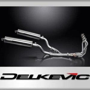 KAWASAKI Z1000SX Z1000 2010> FULL EXHAUST SYSTEM 450mm STAINLESS OVAL SILENCE - Picture 1 of 4