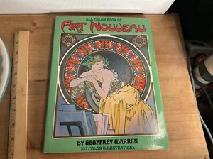 All Color Book of Art Nouveau by Geoffrey Warren 1972 Illustrations VTG Art Book - Picture 1 of 8