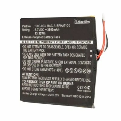 MARKENLOS Akku-King Akku für Nintendo Switch HAC-001 HAC-S-JP/EU-C0 HAC-003 HAC-A-BPHAT-C0