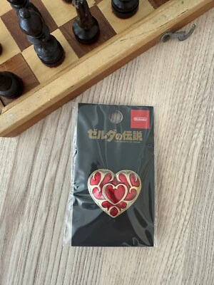 Legend of Zelda Heart Container Pin Nintendo Tokyo Store Japan Exclusive VHTF - Image 1 of 2