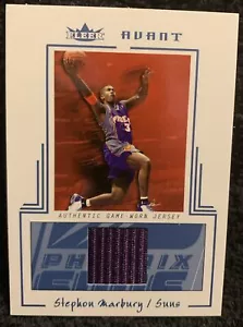 2003-04 Fleer Avant - Materials Blue #AGW/SM Stephon Marbury 273/400 - Picture 1 of 2
