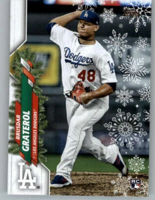 2020 Topps Walmart Holiday #HW51 Brusdar Graterol RC (ref 146736) - Image 1 of 2