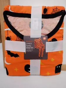 SET PIGIAMA DONNA TAGLIA MEDIA TARGET HALLOWEEN 2 PEZZI MANICA LUNGA NUOVO CON ETICHETTE #21624 - Foto 1 di 2