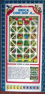 Gioca con noi a... Corri a casa Kinder Disney Vintage ITALY scheda - Bild 1 von 2