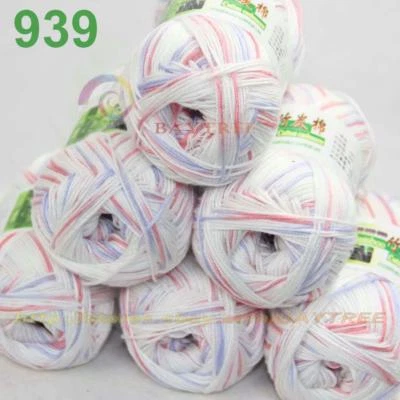 Sale Lot 6SkeinsX50g Soft Bamboo Cotton Baby Wrap Hand Knitting Crochet Yarn 939 - Image 1 of 4