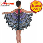AC1442 Monarch Butterfly Wings Shawl Fairy Mardi Gras Nymph Pixie Animal Costume