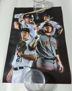 ARIZONA DIAMONDBACKS MLB BASEBALL FOX SPORTS POSTER 12"x18" PAUL GOLDSCHMIDT + - Picture 1 of 3
