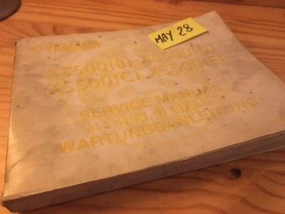 Yamaha XS500 B C D E XS 500 Revisión Técnica Moto Taller Servicio Manual 500XS - Imagen 1 de 4