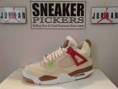 Air Jordan 4 Retro GS - DH0572 264 - Pearl White / Driftwood - 4Y / Womens: 5.5 - Image 1 of 4