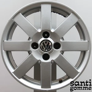4 CERCHI IN LEGA 6 X 15 " VOLKSWAGEN POLO ORIGINALI 6N0601025H USATI - Picture 1 of 1