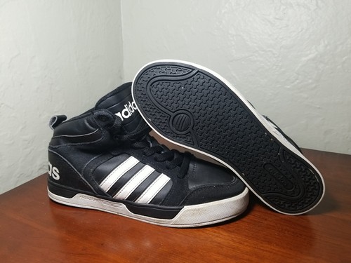 Scarpe da basket Adidas Raleigh 9tis Mid per bambini sneakers Aw5426 nere scamosciate taglia 4 5