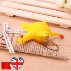 PVC Chicken Egg Key Chain Portable Vent Chicken Toy Elastic Soft for Party Props